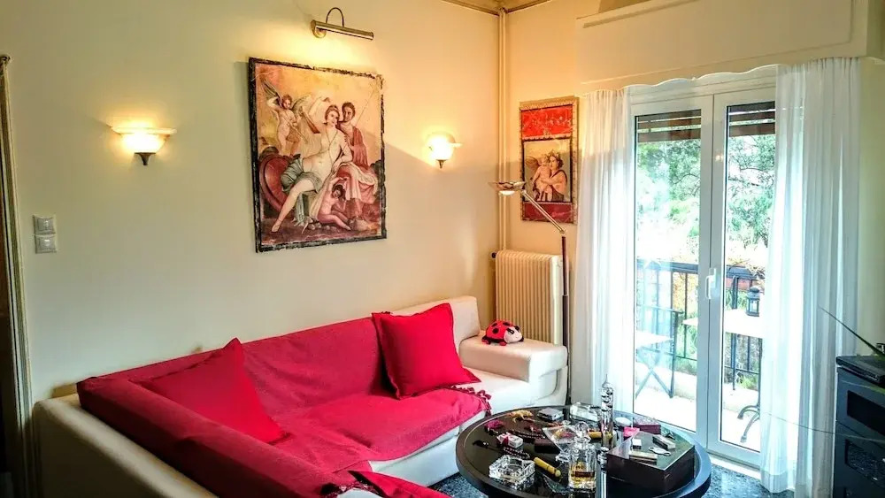 Classical apartment near Acropolis with roof garden