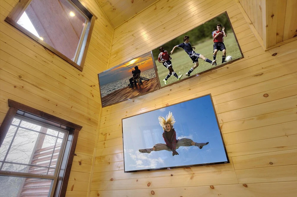 TOT NEW Cabin w/ Indoor Pool & HOT TUB Game Room & Video Wall