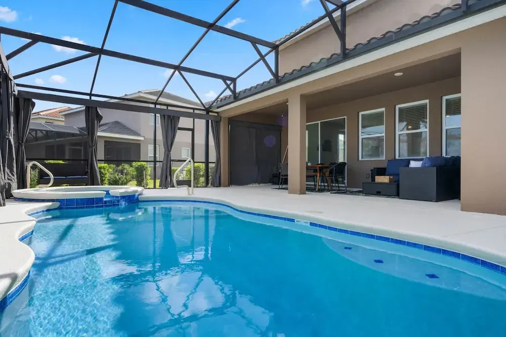 Solterra Villa with Screened Pool & Lake View