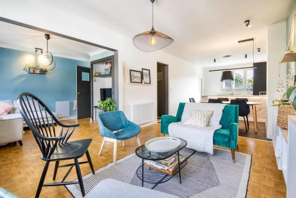 Bel appartement renove et son jardin