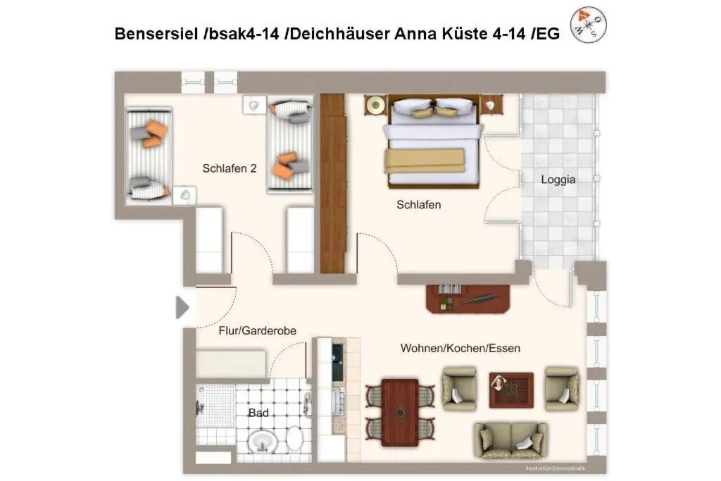 Deichhäuser Anna Küste Deichhäuser Anna Küste 4-14
