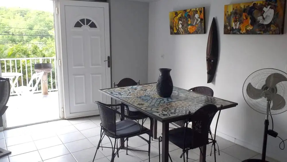 Apartment with One Bedroom in Fort-De-France, with Wonderful Mountain View, Furnished Terrace And Wifi - 5 Km From the Beach