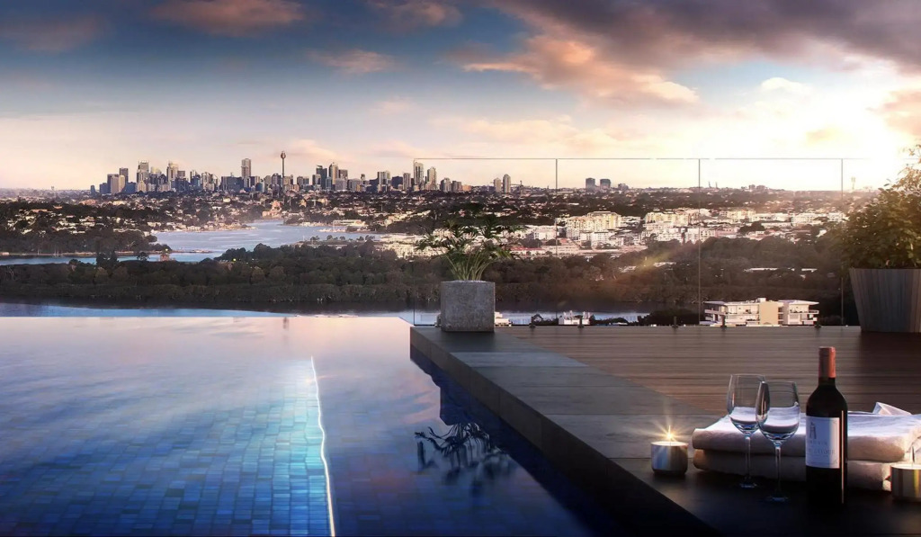 Wentworth Point Oversized balcony view apartment