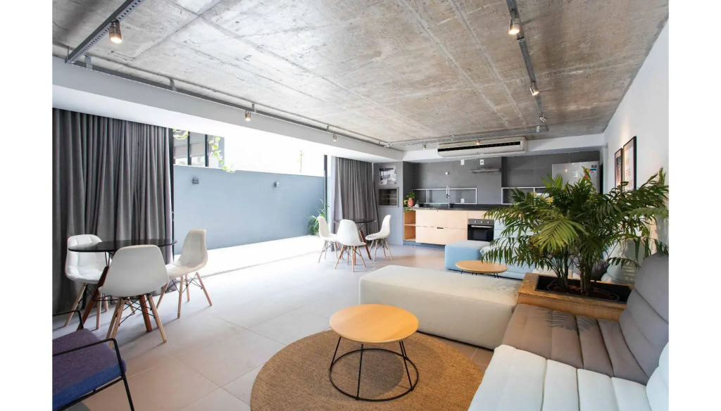 Charlie em POA - Studio Moderno com Coworking e Lavanderia