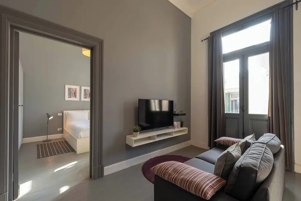 grey l studio apartments Corniche Alexandria
