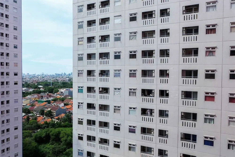 Furnished Green Pramuka 1BR Apartment with Modern Style and City View