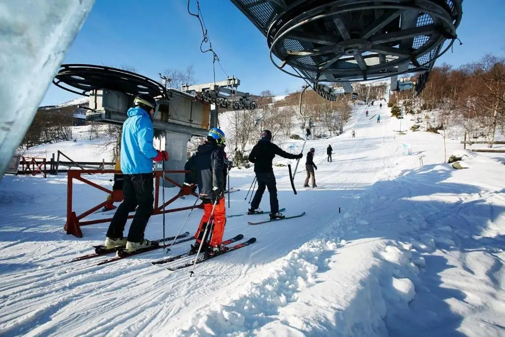 Oppdal Alpintun ski in ski out