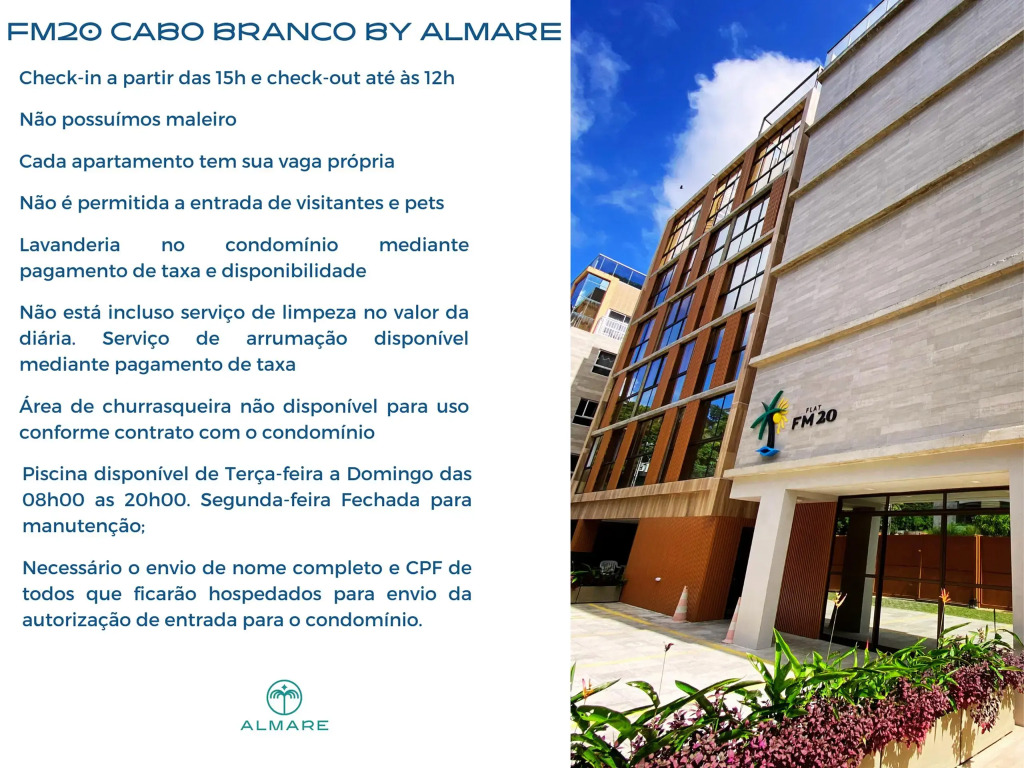 Flat FM20 Cabo Branco Lotus - By Almare