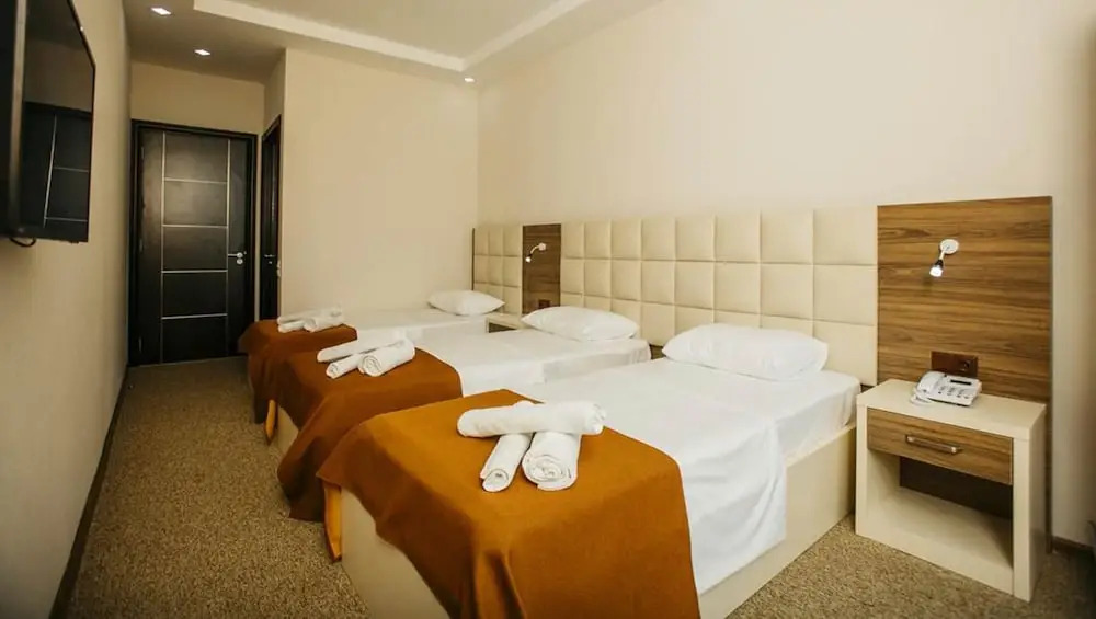 Your twin room is only 900m from the Batumi beachfront