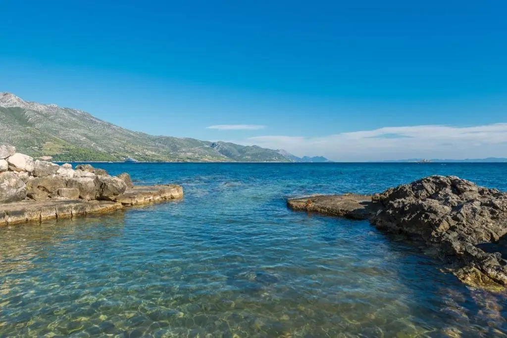 Luxury Beachfront Villa Mare with private pool at the beach Orebic - Peljesac