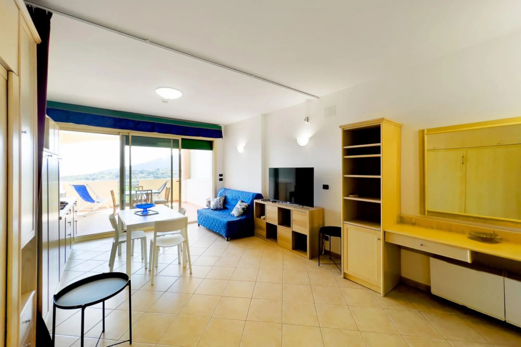 Verde blu 714 studio with terrace overlooking the sea and pool-VERDE BLU 714