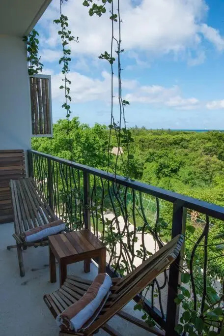 Oceanview Luxury Suite Steps from Quinta Avenida Balcony Infinity pool HMoon