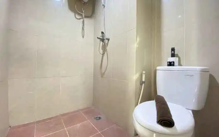 Cozy and Warm Studio Corner Room at Taman Melati Jatinangor Apartment By Travelio