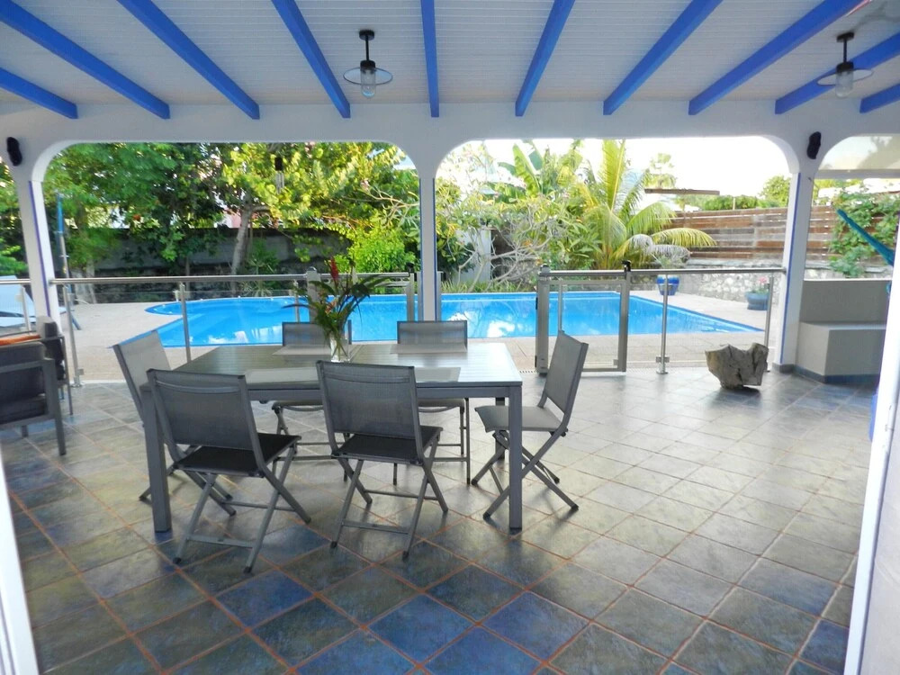 Villa With 3 Bedrooms in Le Moule, With Private Pool, Enclosed Garden and Wifi - 200 m From the Beach