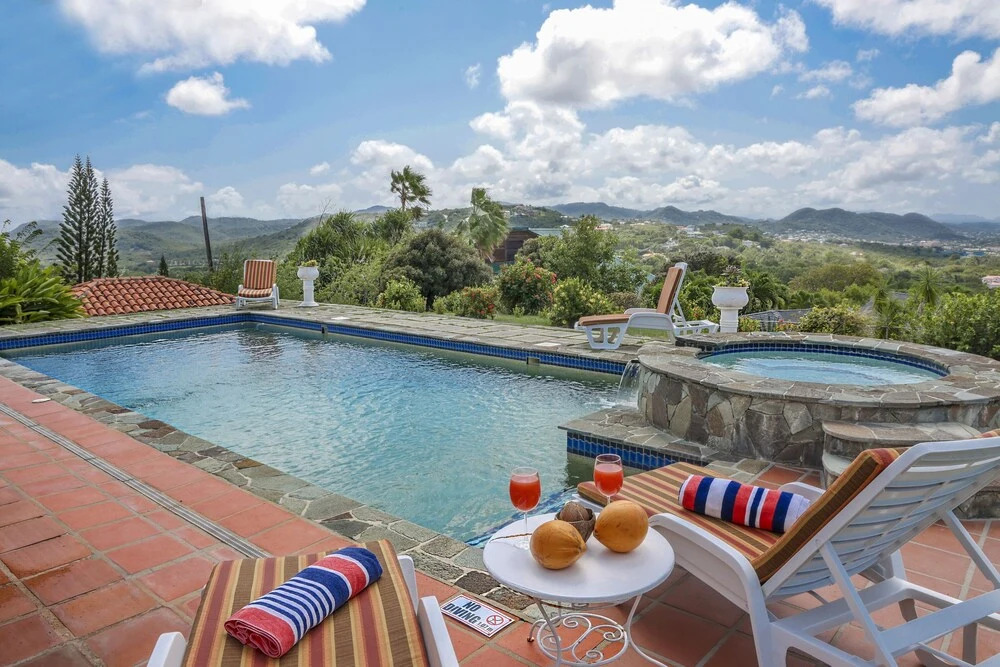 Spanish-style Ocean View Villa Set In Garden - Calypso Court 3 Bedroom Villa by RedAwning
