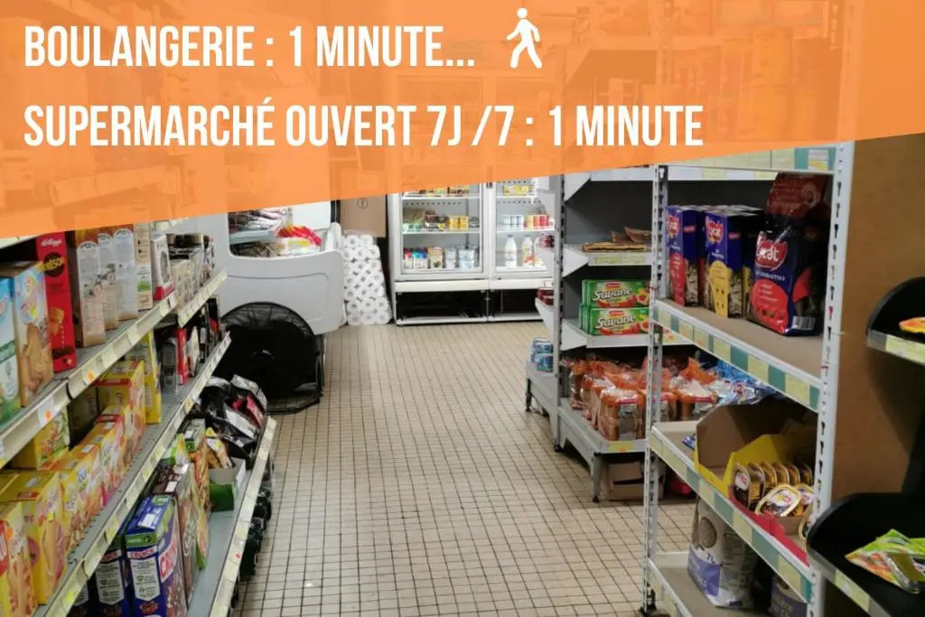 Gare / 2 chambres / Appartistic Machines de l île / WIFI FIBRE