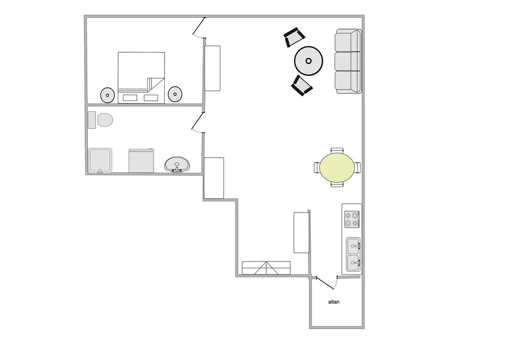 Beautiful 1 -bedroom Apartment in the Building From 1734 in Heart of Copenhagen