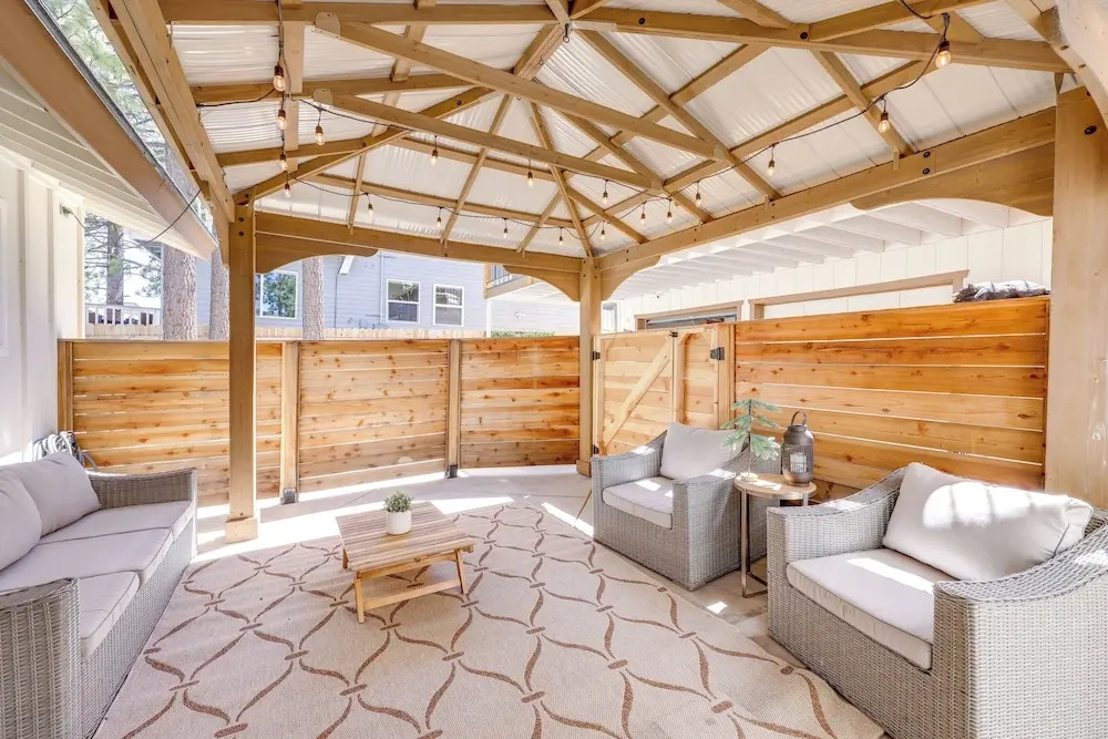 Walk to Big Bear Marina: Modern Home w/ Hot Tub!