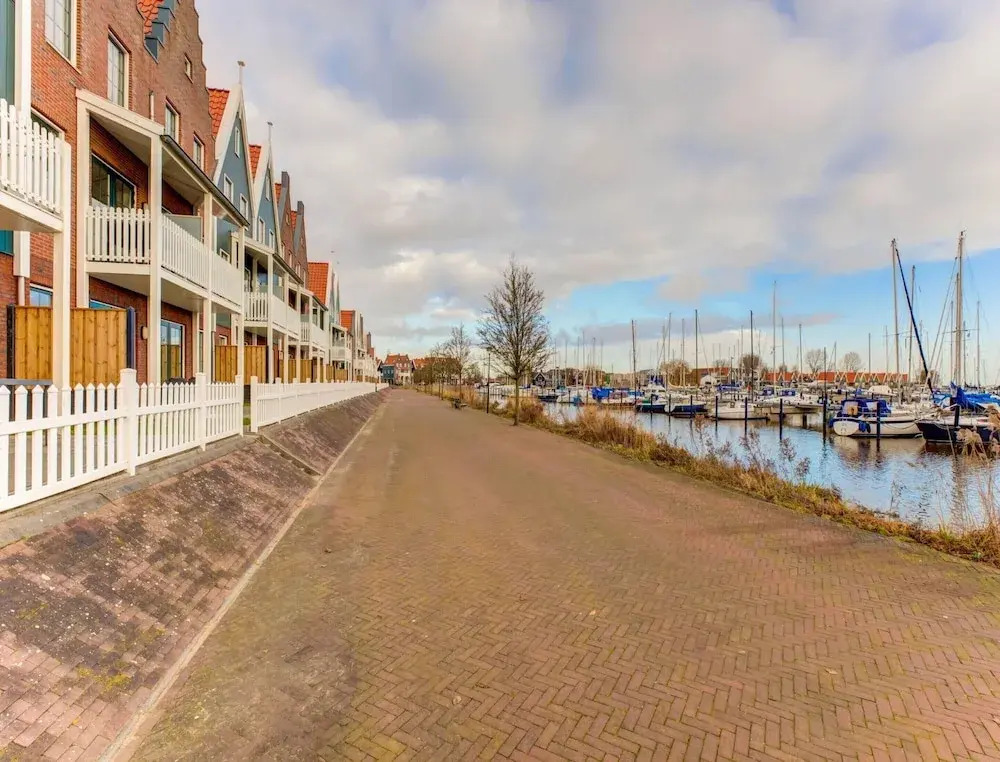 Houseboat in Volendam Near Fort Edam