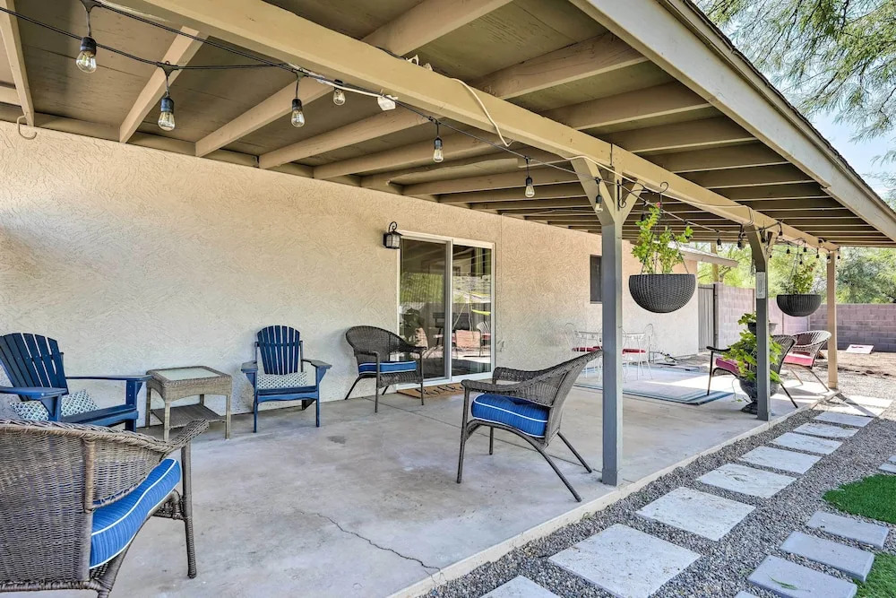 Sunny Phoenix Home w/ Pool + Backyard Oasis!