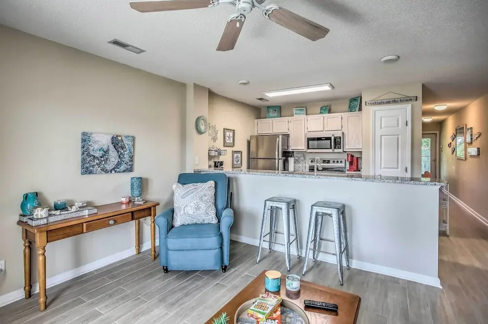 Sunny N Myrtle Condo w/ Pool < 2 Mi to Beach!