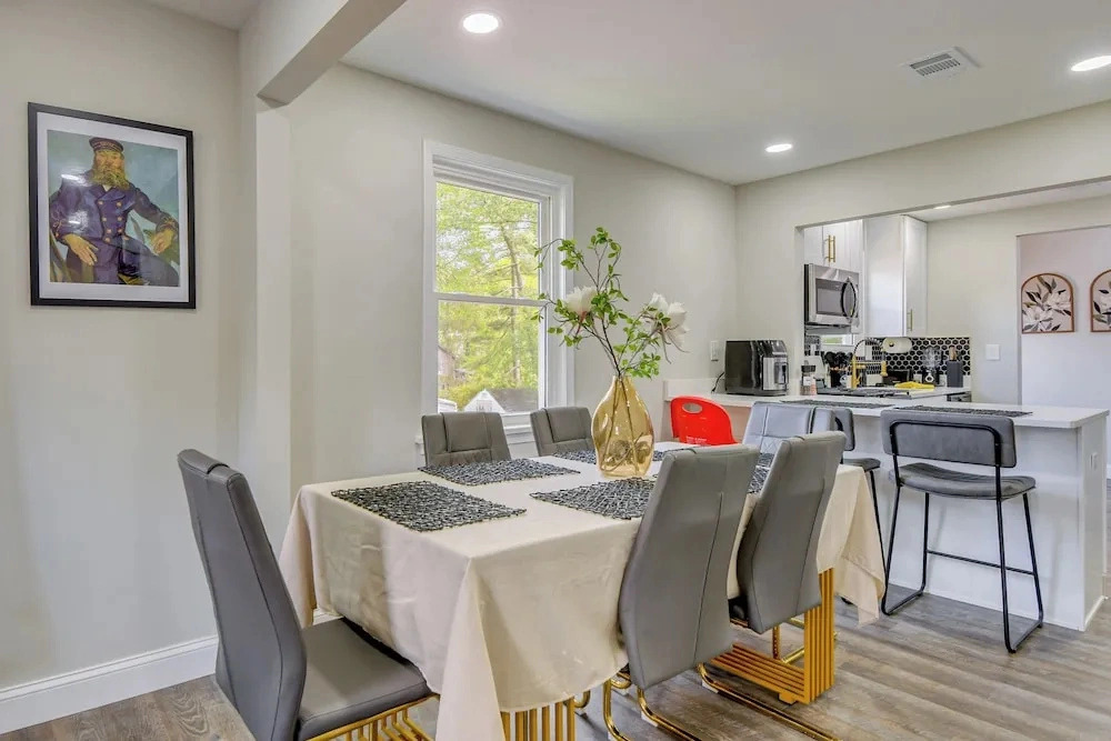 the Red Door Stylish Family Home in Falls Church