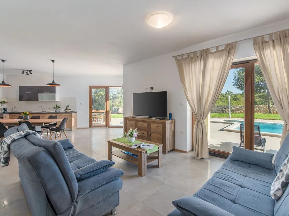 Newly Built Villa in a Secluded Location With a Pool for 8-10 People