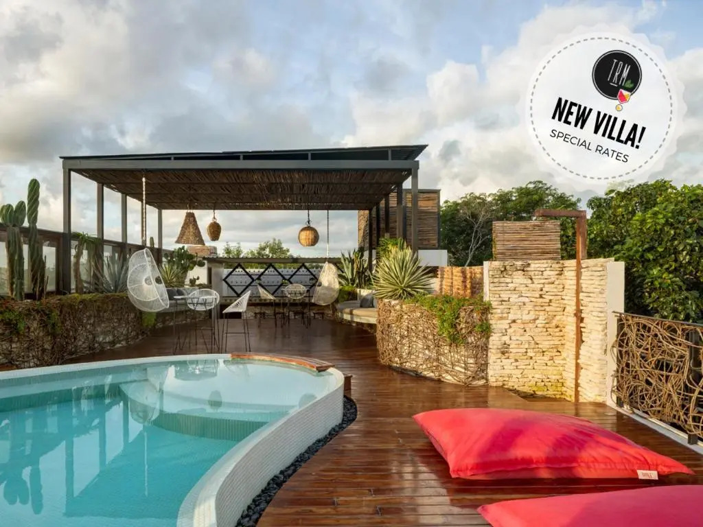 Mamazul Tulum Townhouse with chef & rooftop pool 6BR 12 people