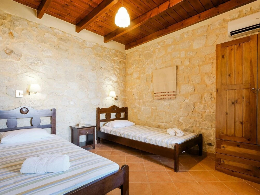 Stone Holiday Home in Lagkada with Garden Offering Sea Views