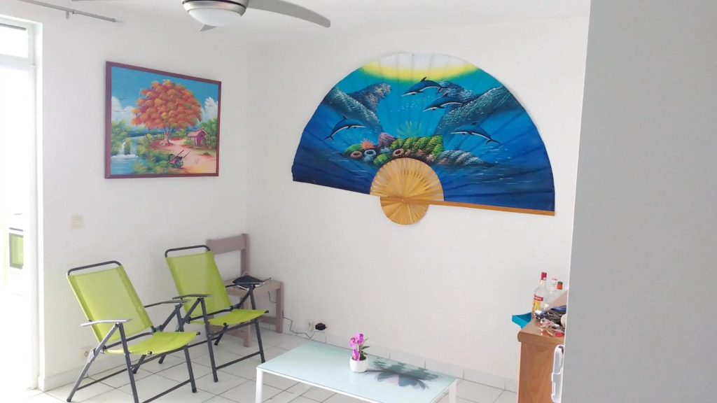 Appartement moderne à Sainte-Anne 43 m² avec vue mer