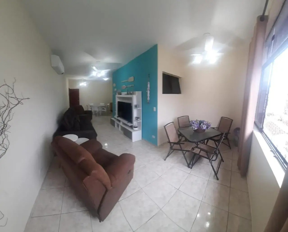 Amplo apto, 2 dorm, 2 banh e 3 vagas no Itagua com ar condicionado