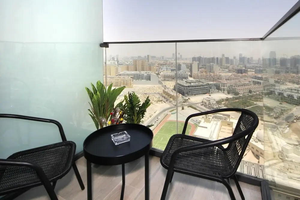 Chic & Cozy Studio Stay - Bloom Towers, JVC Dubai