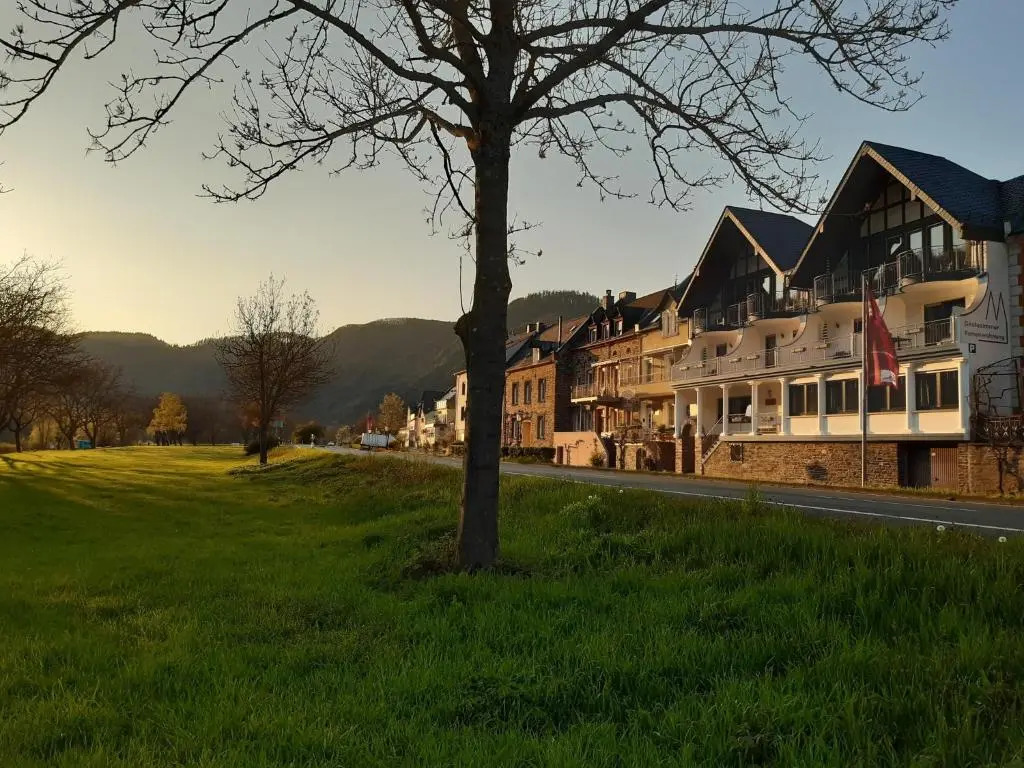 Wohnung 2 Pers 1 Schlafzimmer und Wohnzimmer mit Balkon und Blick auf die Mosel