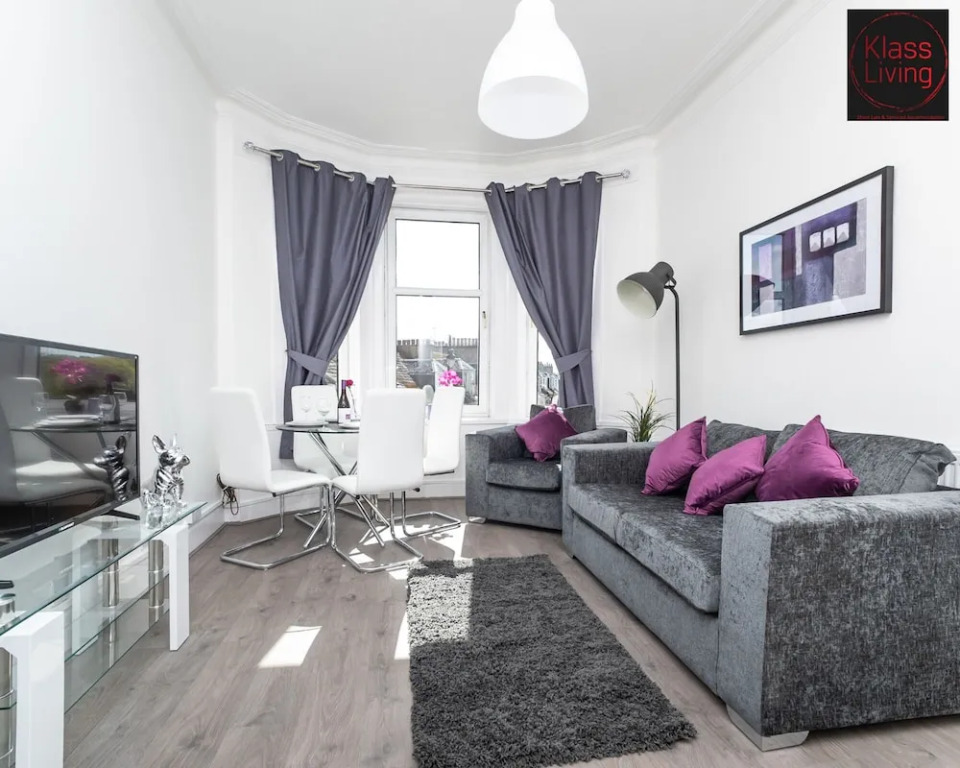 One Bedroom Apartment by Klass Living Serviced Accommodation Rutherglen - Crossroads Apartment With WiFi and Parking