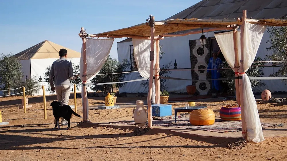 Sleeping in a Luxury tent in Merzouga desert