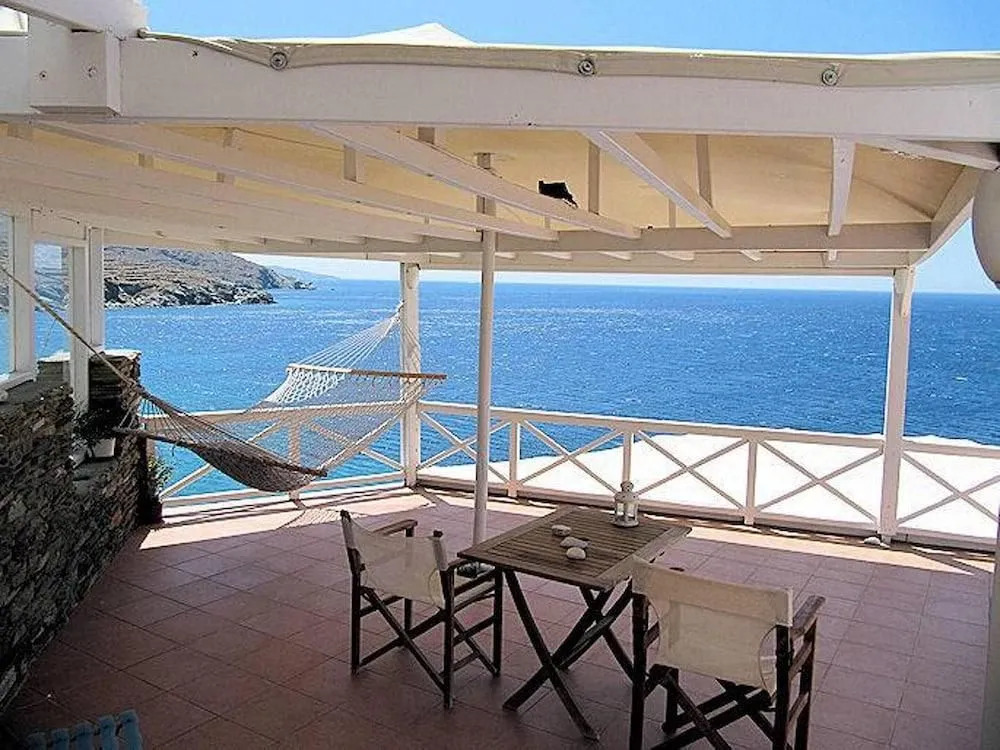 Apartment With one Bedroom in Ormos Kardianis, With Wonderful sea View, Furnished Terrace and Wifi - Near the Beach