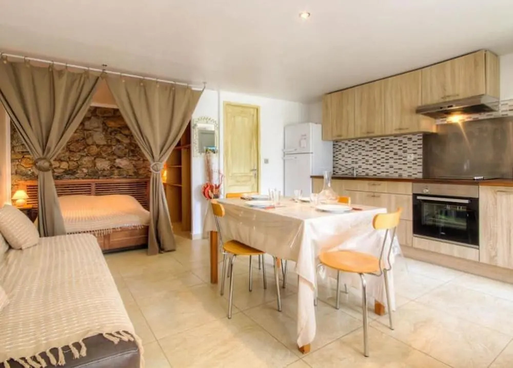 Apartment With 2 Bedrooms in Moltifao, With Wonderful Mountain View, Furnished Garden and Wifi - 20 km From the Slopes