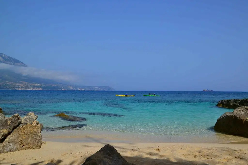 Kefalonia apartments - 2 bedroom apartment in orchard, cute veranda, ground floor
