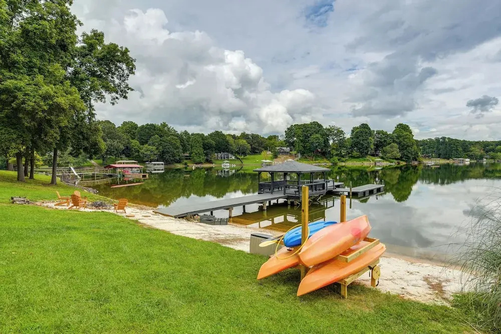 Lakefront Sherrills Ford Haven w/ Boat Dock!