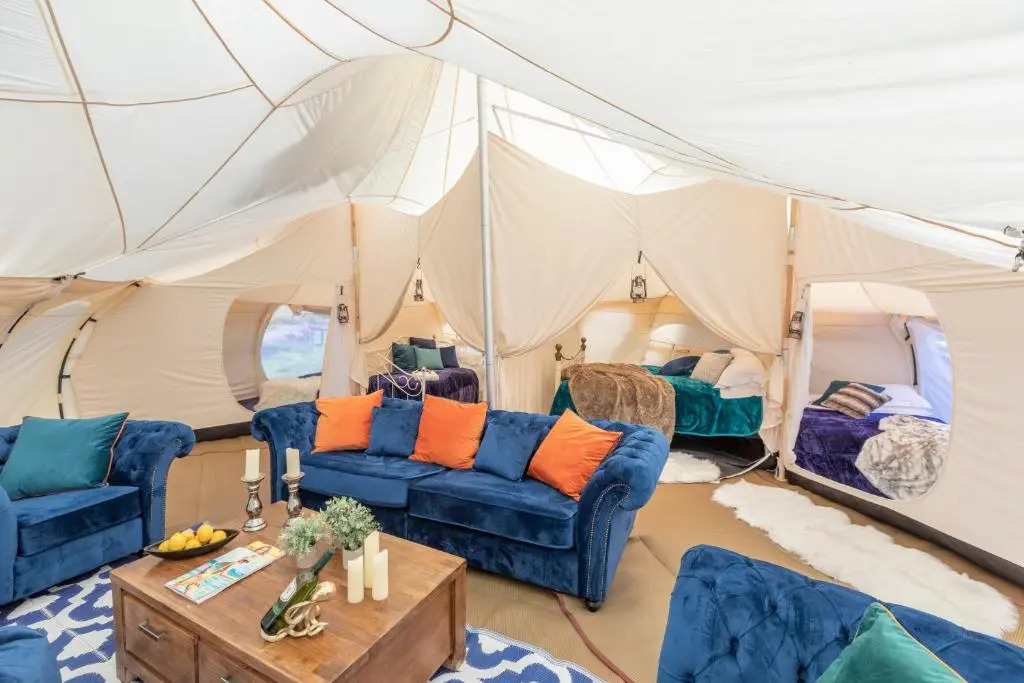 8-bed Lotus Belle Mahal Tent in The Wye Valley
