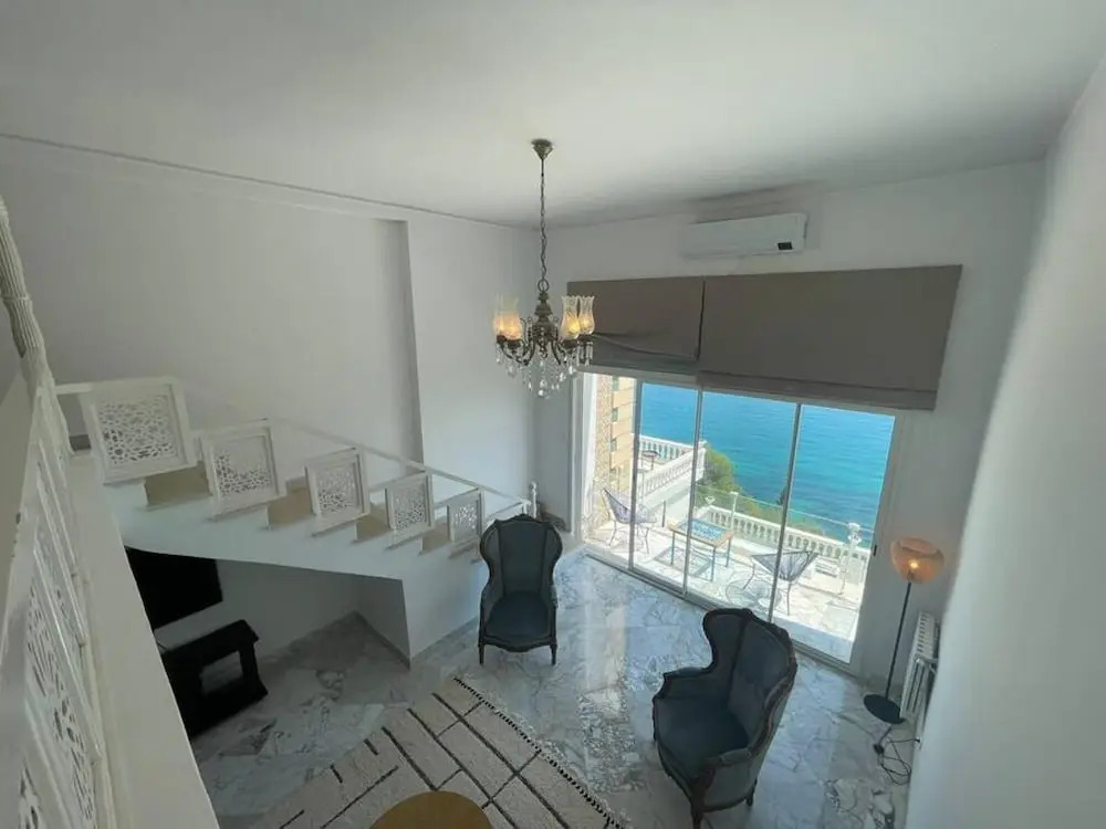 Le Paradis Bleu Luxueux Duplex Avec vue mer