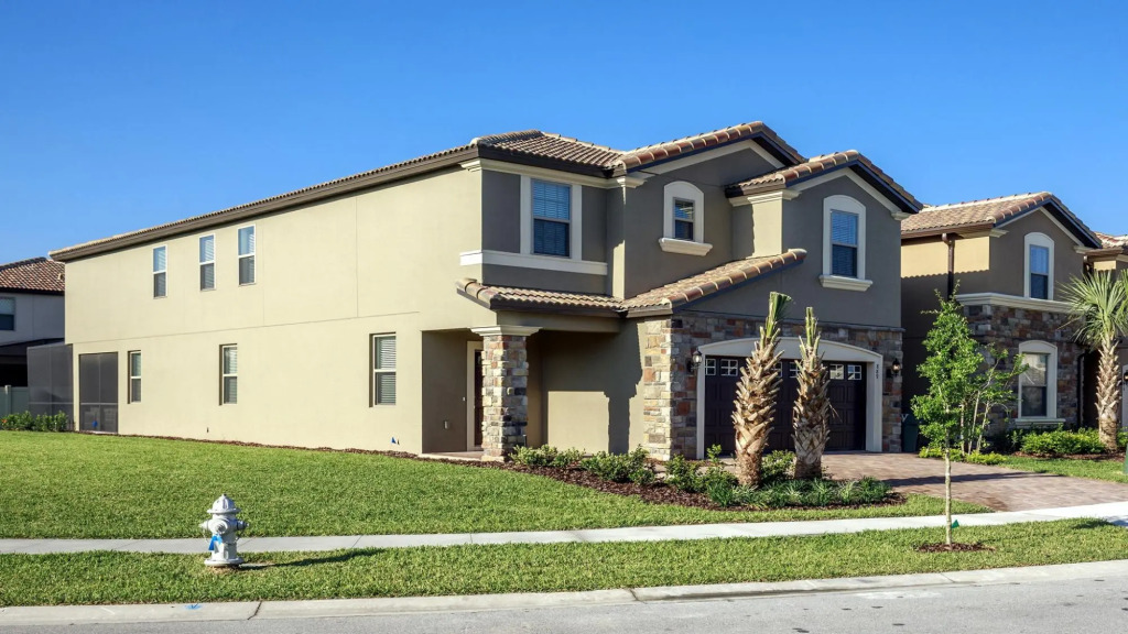 Modern 7BR Family Villa Close 2 Disney w Pool SPA