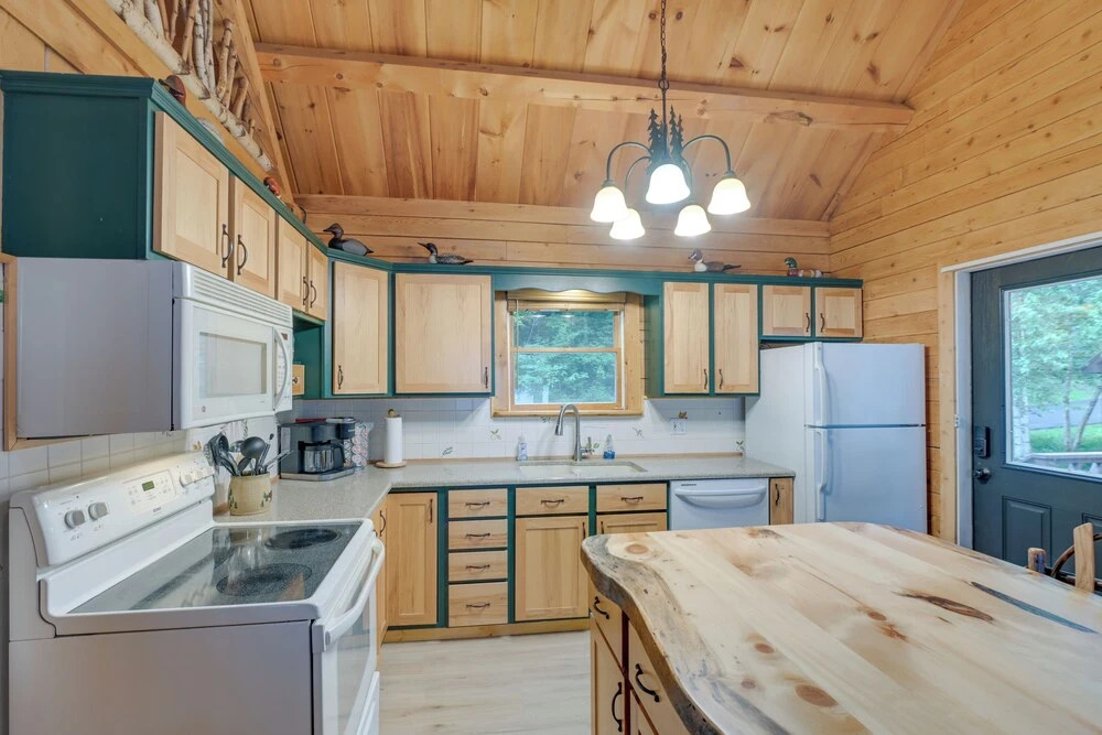 Lakefront Maine Retreat w/ Deck, Dock & Fire Pit!