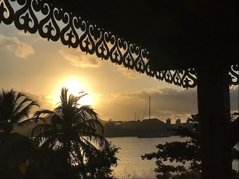 Magnifique vue de la Baie du Marin, proche de la route des plages du sud de la Martinique