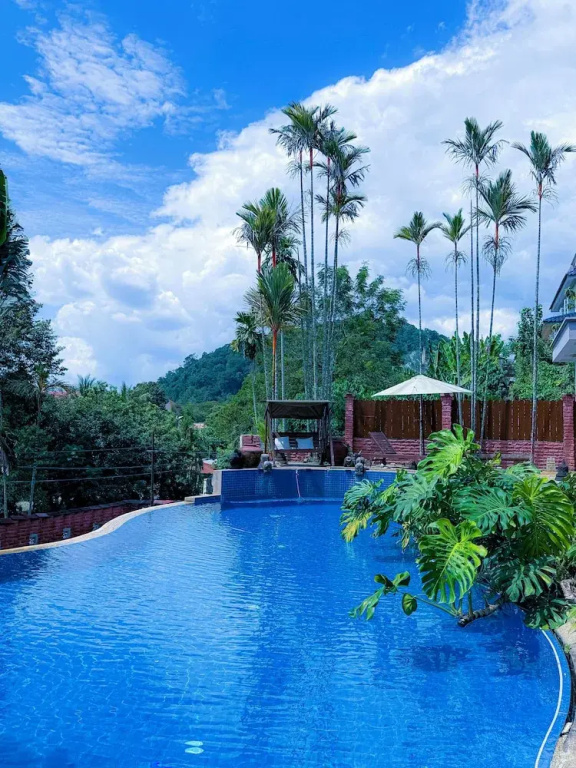 Serene Palm Heritage Tropical Villa