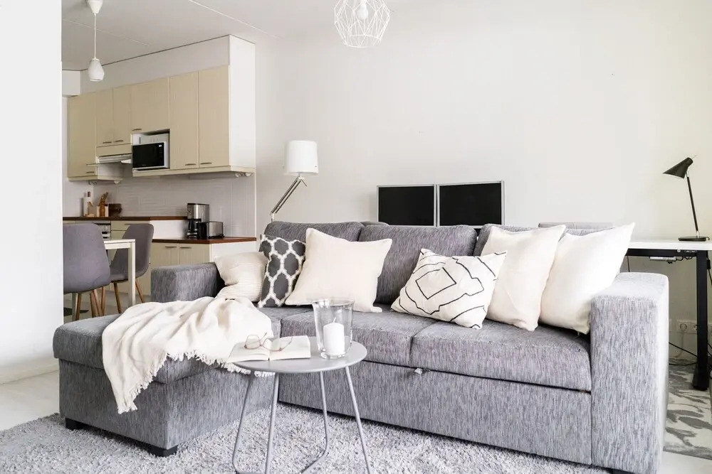 1br apartment in Kannelmäki with sauna