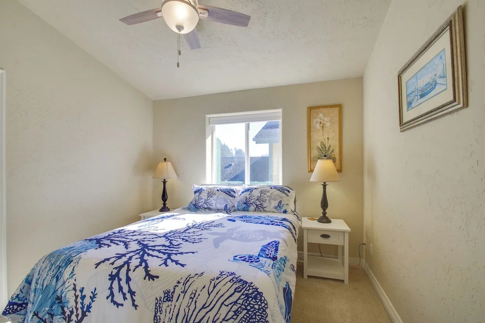 Quiet Waterfront Escape w/ Hot Tub & Beach Access!