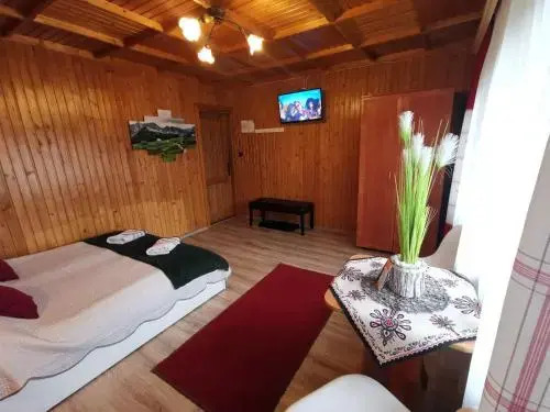 Jama Niedźwiedzia z widokiem na Giewont