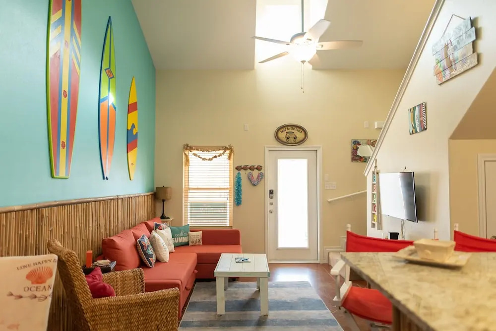 Orange Tiki 2 Bedroom Townhouse