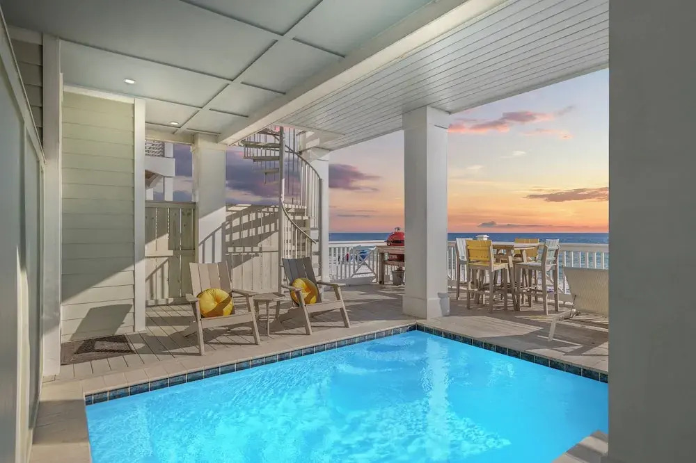 Pineapple Paradise! 6BR 7BA Beachfront House! Private Pool! Grill! Sleeps 16!